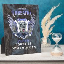 Mittelschnauzer Mientras Yo Respire Memorial