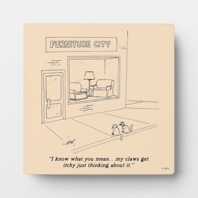 Placa Expositora Mobiliario en capas de gatos (Frente)