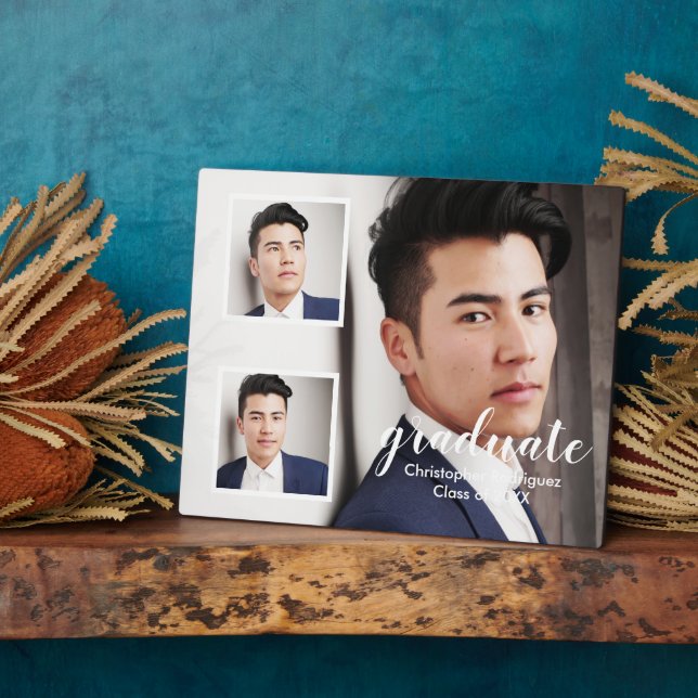 Placa Expositora Modern 3 Photo Graduation (Lado)