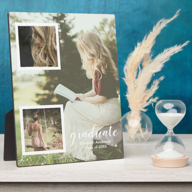 Placa Expositora Modern 3 Photo Graduation (Lado)
