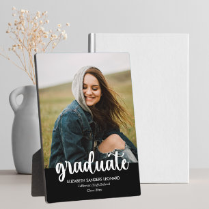 Placa Expositora Modern Graduation Photo with White Writing