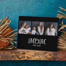 Placa Expositora Modern Mom Established Script Black 3 Photo