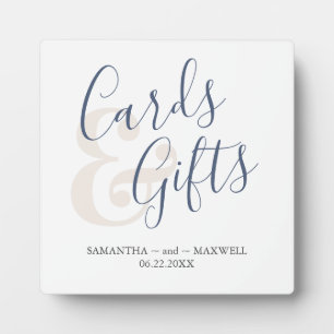 Placa Expositora Modern Wedding Cards & Gifts Sign