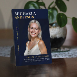 Placa Expositora Moderna y elegante foto memorial Keepsake