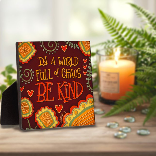 Placa Expositora Moderno retro marrón ser amable inespiritualidad (Subido por el creador)