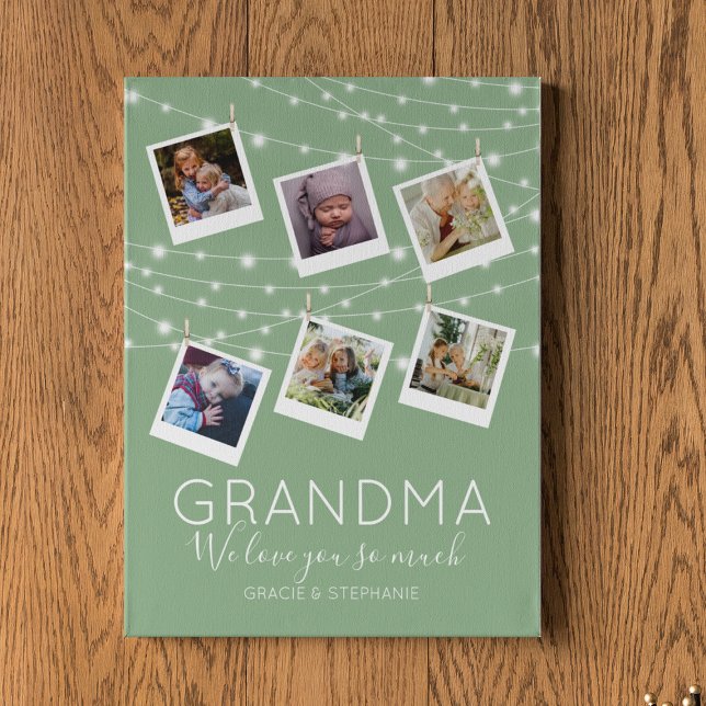 Placa Expositora Moderno String Lughts Collage de fotos Plaque (Subido por el creador)