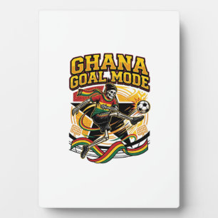 Placa Expositora Modo Gol de Ghana Esqueleto Delantero Naciones Str