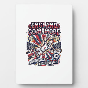 Placa Expositora Modo Gol Inglaterra Esqueleto Delantero Naciones R