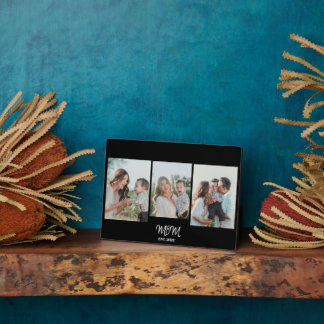 Placa Expositora Mom Established, 3-Photo Plaque