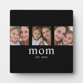 Placa Expositora Mom Established Elegant Modern Black 3 Photo