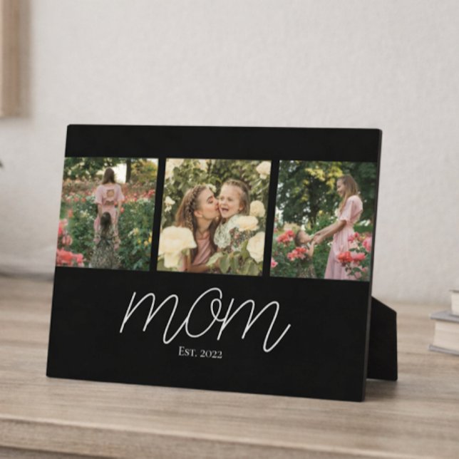 Placa Expositora Mom Established Elegant Script Black 3 Photo  (Subido por el creador)