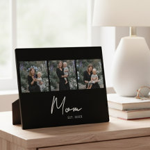 Mom Established Elegant Script Black 3 Photo