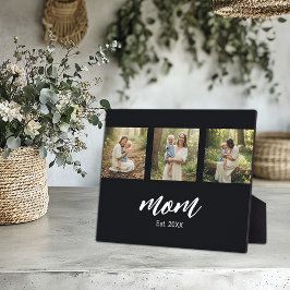 Placa Expositora Mom Established Modern Script 3 Photo