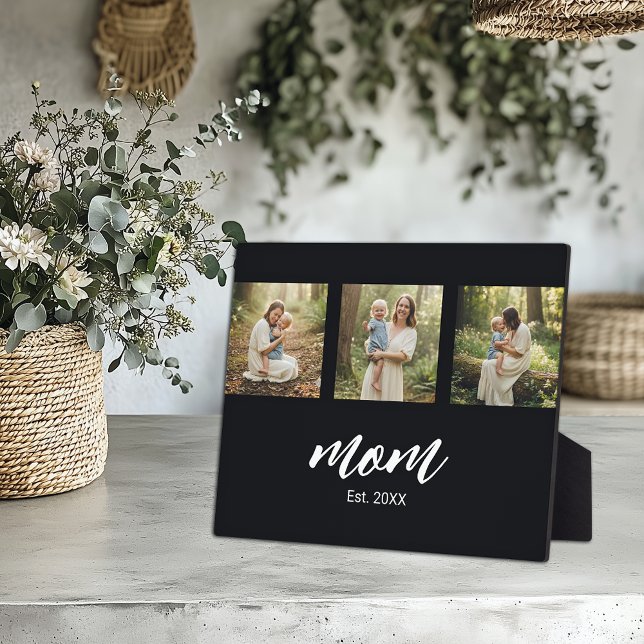 Placa Expositora Mom Established Modern Script 3 Photo (Subido por el creador)