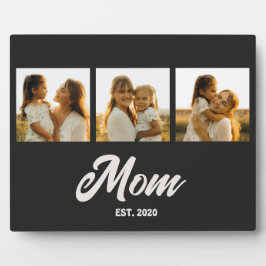 Placa Expositora Mom Established Script Black 3 Photo