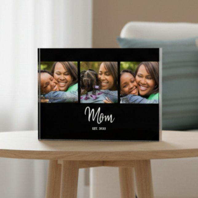 Placa Expositora Mom Established Script Black 3 Photo  (Subido por el creador)