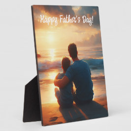 Placa Expositora Momentos apreciados - El amor de un padre al atard