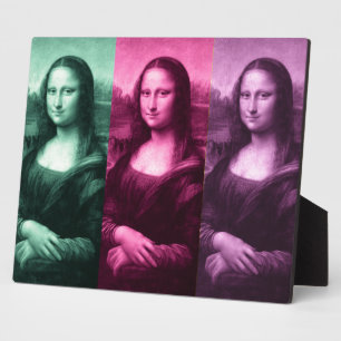 Placa Expositora Mona Lisa Púrpura Rosa Verde