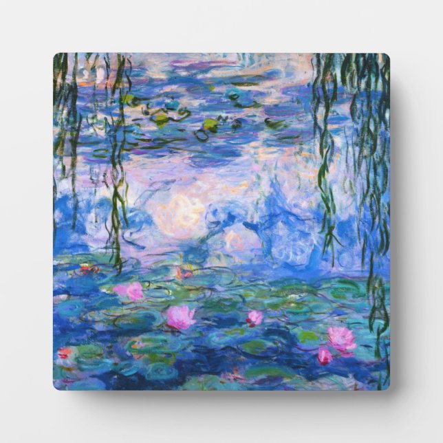 Placa Expositora Monet Water Lilies Plaque (Frente)