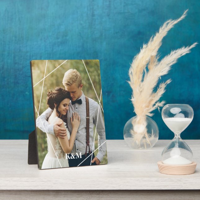 Placa Expositora Monograma de moda (Lado)