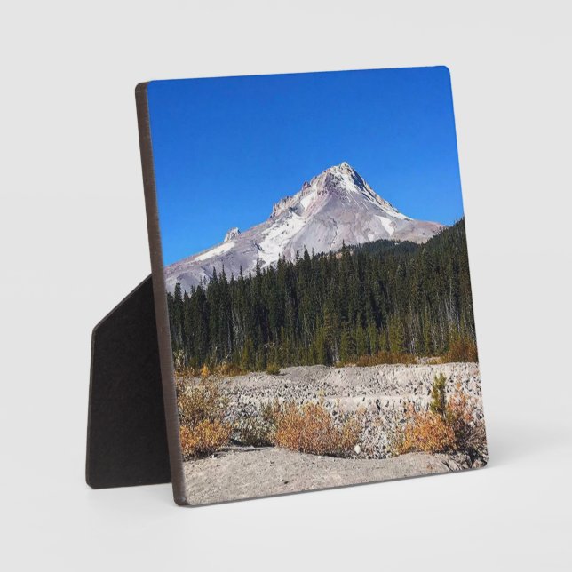 Placa Expositora Monte Hood, Oregón (Anverso)