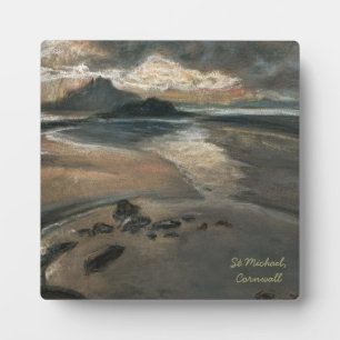 Placa Expositora Montura de San Miguel en Cornwall, Inglaterra por 