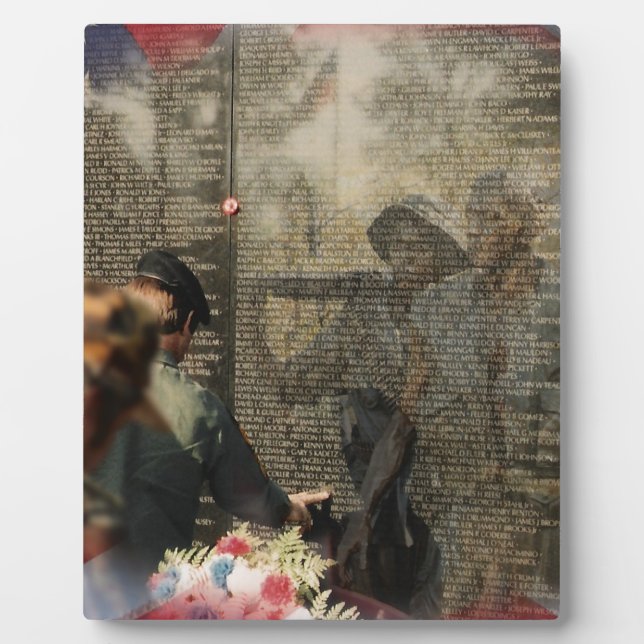 Placa Expositora Monumento a los Veteranos de Vietnam (Frente)