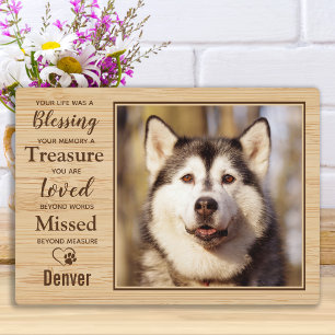 Placa Expositora Monumento al Mascota ruso personalizado