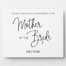 Placa Expositora Monumento conmemorativo a la presidenta reservada