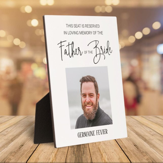 Placa Expositora Monumento conmemorativo al padre de la novia. Foto (Subido por el creador)