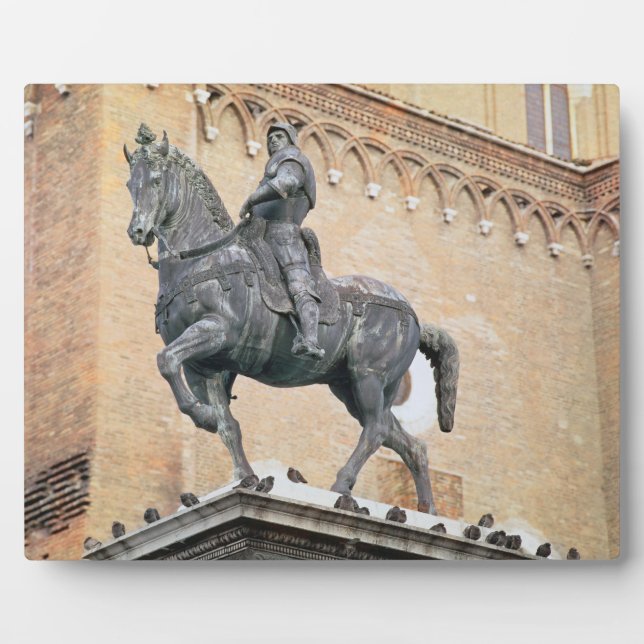 Placa Expositora Monumento ecuestre de Bartolommeo Colleoni (1400- (Frente)