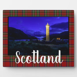 Placa Expositora Monumento Glenfinnan de Escocia en mesa
