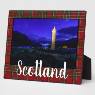 Placa Expositora Monumento Glenfinnan de Escocia en mesa