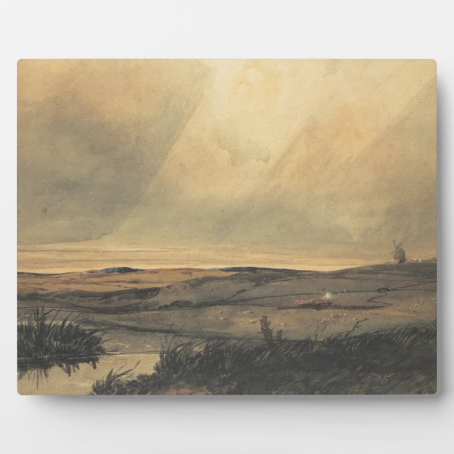 Placa Expositora Moor con molino de viento (Frente)