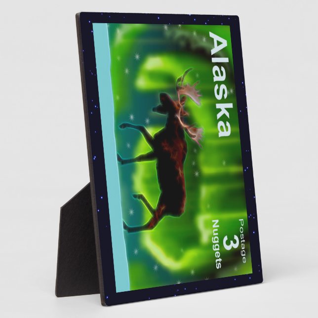 Placa Expositora Moose de las luces del norte (Lado)