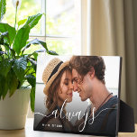 Placa Expositora Mostrar siempre la superposición de la imagen de p<br><div class="desc">Siempre Guión Sobrecargar Parejas Personalizadas Fotograma Plaque.</div>