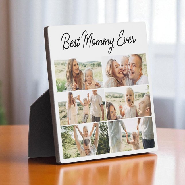 Placa Expositora Mother's Day 6 Photo Collage Best Mommy Ever  (Subido por el creador)