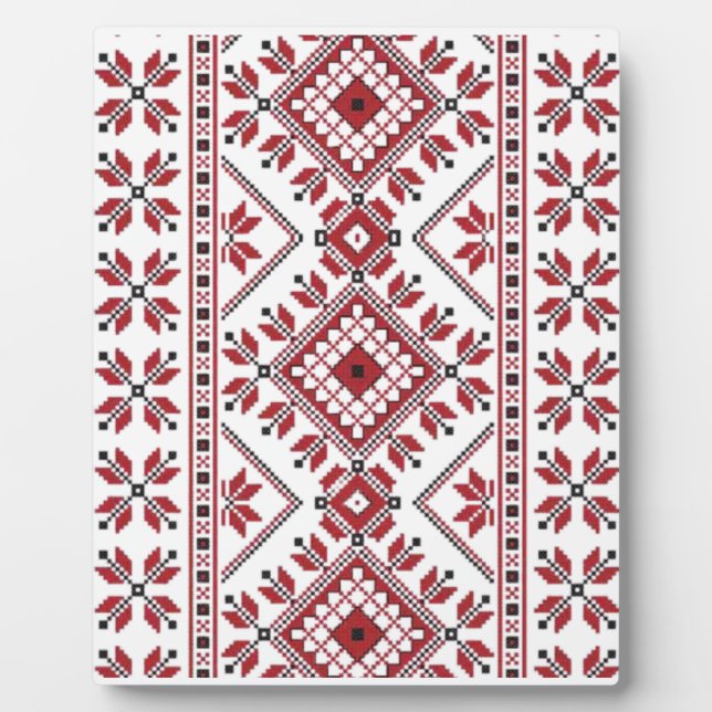 Placa Expositora Motif Tradicional, Motif Tradicional Rumano T-S (Frente)