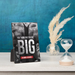 Placa Expositora Motivación "Construcción de cuerpos" - Piensa en g