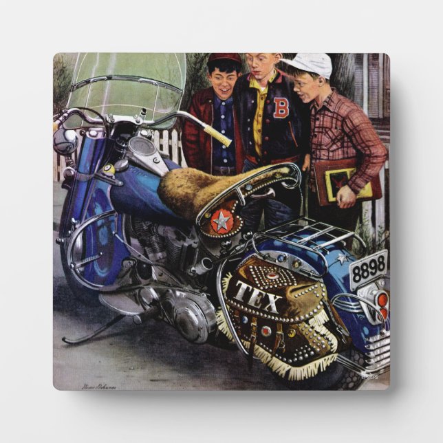 Placa Expositora Motocicleta de Tex (Frente)