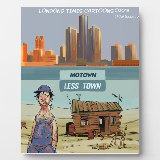 Placa Expositora Motown lessTown Funny (Frente)