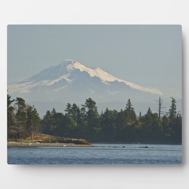 Placa Expositora Mount Baker domina el paisaje (Frente)