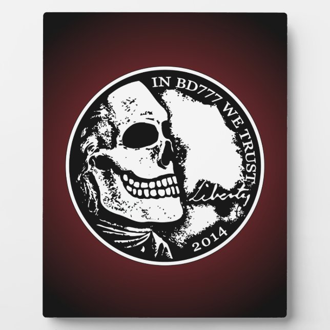 Placa Expositora Muerte negra 777 - Libertad (Frente)