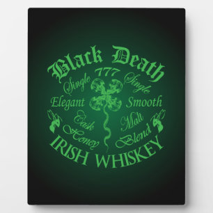 Placa Expositora Muerte negra 777 - Whiskey de miel