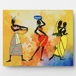 Placa Expositora Mujeres de África