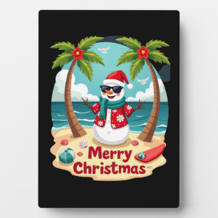 Placa Expositora muñeco de nieve de Navidad (4)