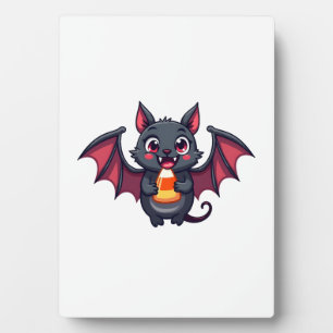 Placa Expositora Murciélago vampiro con dulces � Camiseta divertida
