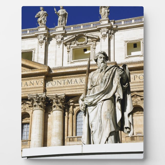 Placa Expositora Museo del Vaticano (Frente)