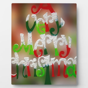 Placa Expositora muy alegres navidades