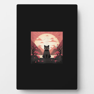 Placa Expositora Mystic Cat_ Japan's Pumpkins & Cherry Blossoms